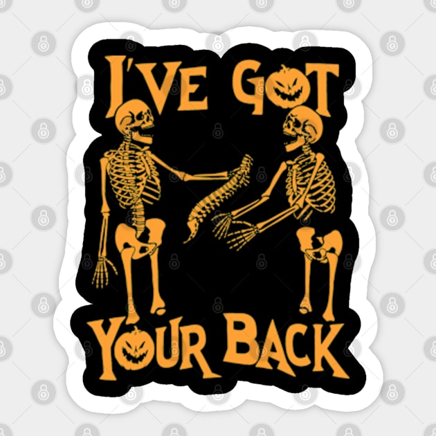 I've Got Your Back Sticker by Three Meat Curry